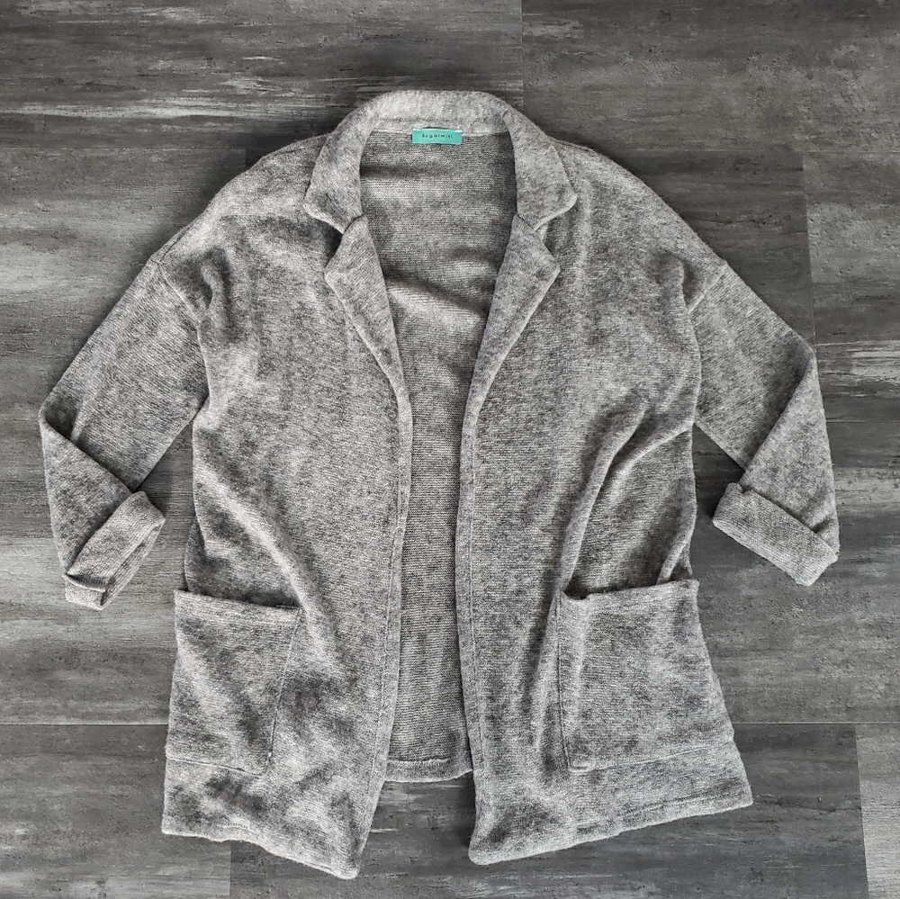 Grey Heathered Sugarmint Duster Cardigan